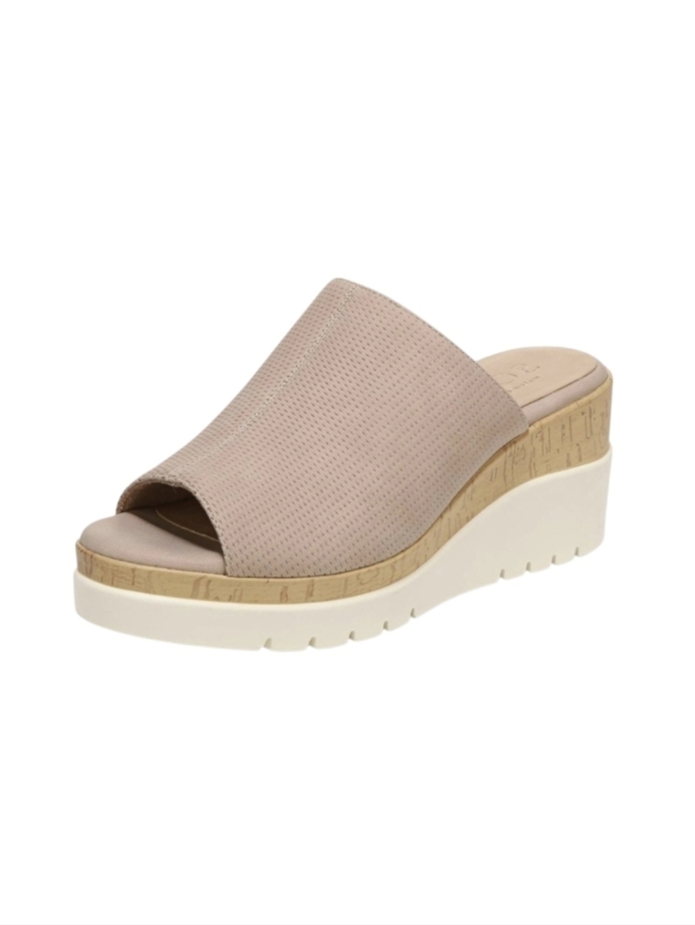 NEW SOUL Naturalizer ▪︎ Goodtimes Slide Wedge Sandal ▪︎ Light Taupe